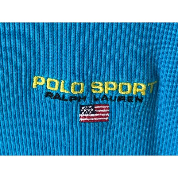 Ralph Lauren Polo Sport Shirt Ribbed Embroidered Logo Short Sleeve Size XL - Picture 2 of 4